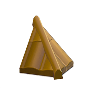 Yellow Brick hipped roof