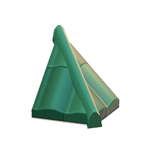 Aquamarine Brick hipped roof