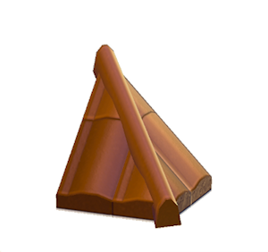 Orange Brick hipped roof
