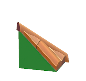 Green Brick hipped roof