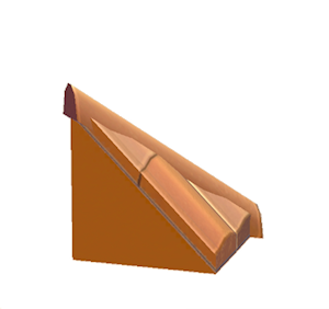 Orange Brick hipped roof