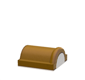 Yellow Brick roof decoration