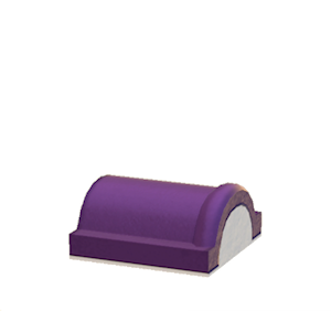 Purple Brick roof decoration