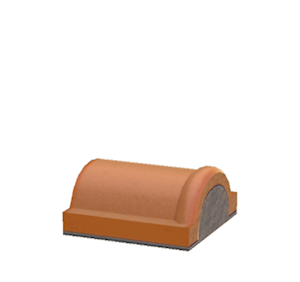 Black Brick roof decoration