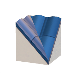 Blue Brick roof valley