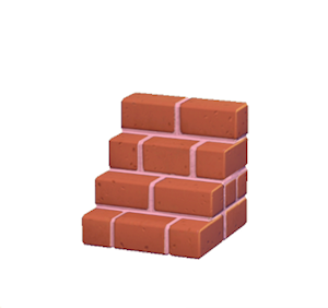 Pink Brick steps