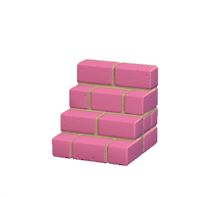 Rose Brick steps
