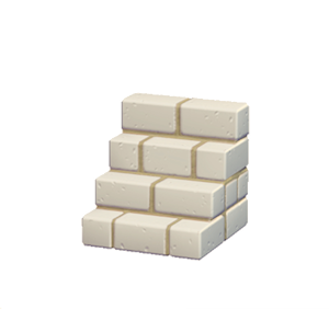 White Brick steps