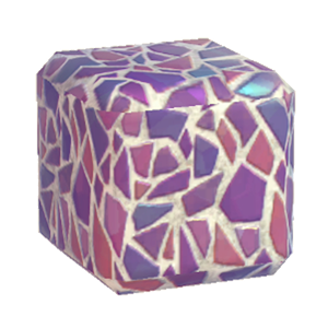 Plum Broken-tiling wall