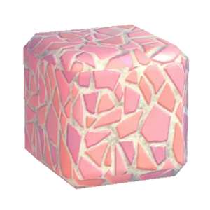 Pink Broken-tiling wall