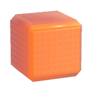 Orange Buoyant block