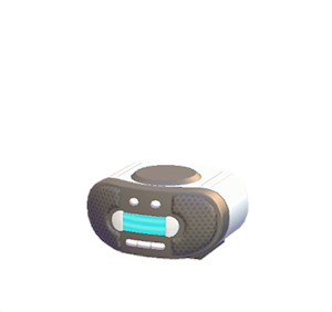 Black CD player