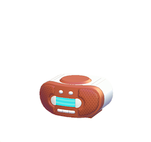 Red CD player
