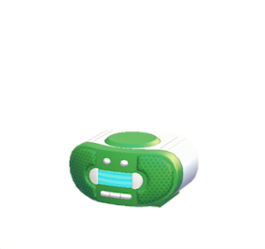Green CD player