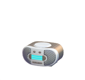 Black CD player