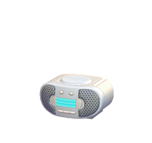 White CD player