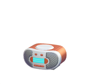 Red CD player