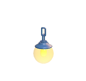 Blue Chain lamp
