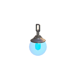 Blue Chain lamp