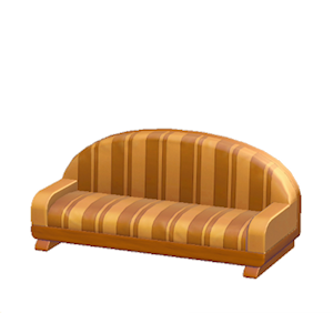 Orange Chic sofa