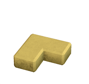 Orange Concrete border (corner)