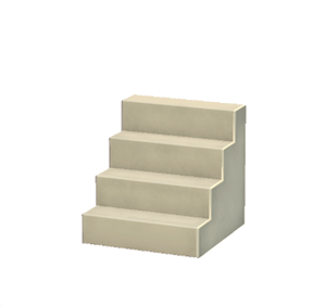 Beige Concrete steps