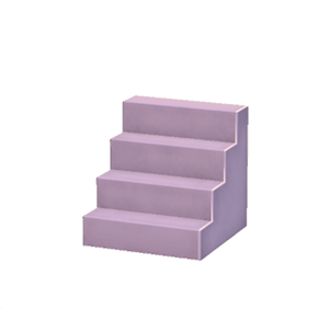 Plum Concrete steps