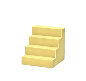 Yellow Concrete steps