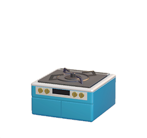 Blue Cooking stove