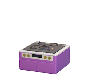 Purple Cooking stove