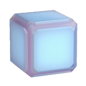 Cyan Cube light