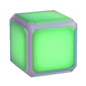 Green Cube light
