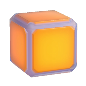 Orange Cube light