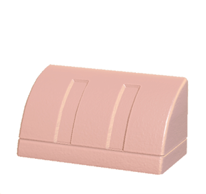Pink Curved eave
