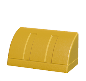 Yellow Curved eave