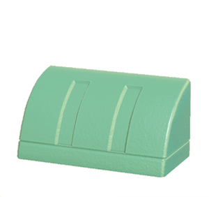 Aquamarine Curved eave