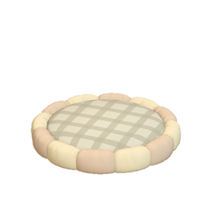 Beige Cushion bed