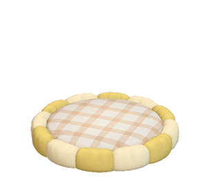 Orange Cushion bed