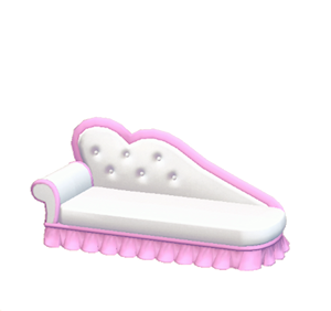 White Cute sofa