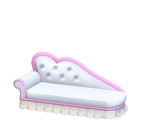 White Cute sofa