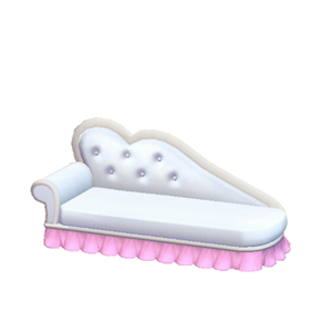 White Cute sofa