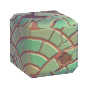 Aquamarine Damaged arched tiling