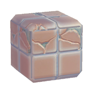 Brown Damaged glossy tiling