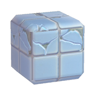 Cyan Damaged glossy tiling