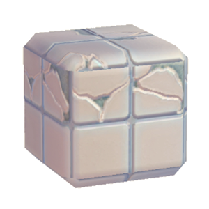 Beige Damaged glossy tiling