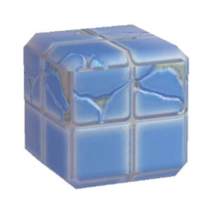 Navy Damaged glossy tiling
