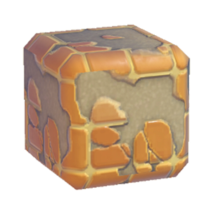 Brown Damaged mosaic tiling