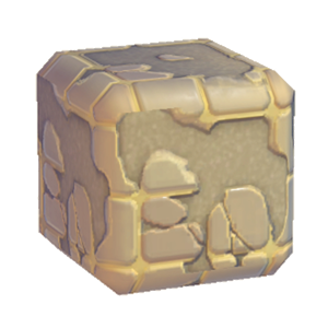 Beige Damaged mosaic tiling