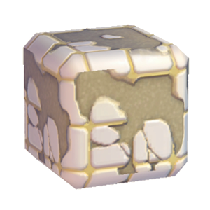White Damaged mosaic tiling