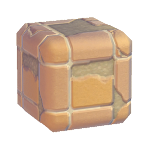 Brown Damaged square tiling